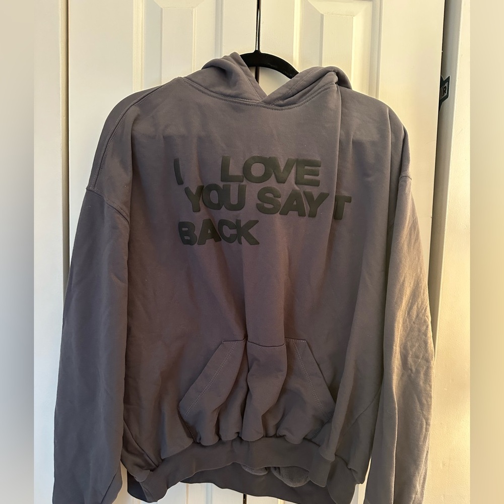 Lonely Ghost grey Hoodie
